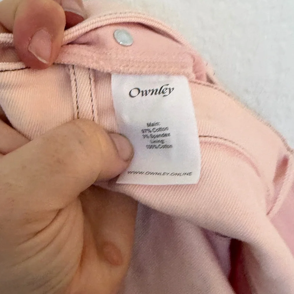 Ownley Denim Set in Dusty Pink Pink Cowgirl Outfit NWT Medium - Picture 8 of 10